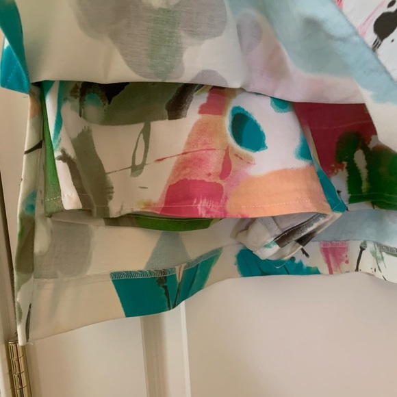 Watercolor print skort - Picture 2 of 3